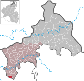 Poziția Krunkel pe harta districtului Altenkirchen