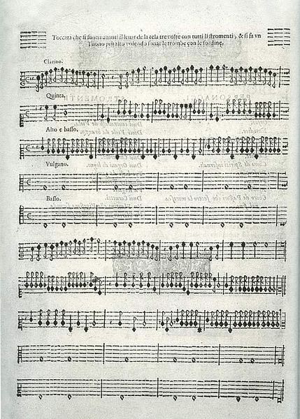 File:L’Orfeo. Favola in musica. Reprint of the First Edition of the Score, Venice 1609 - Toccata.jpg