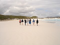 Ein Blick in die Lucky Bay