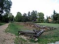 Only remaining original section of the Sunken Road's stone wall