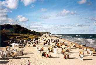 Strand van Heringsdorf