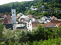 Blick vom Schloss ins Zentrum