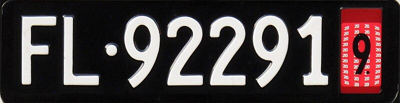 File:92291 Liechtenstein temporary plate.jpg