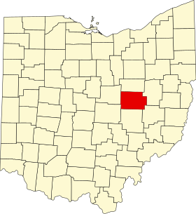 Localisation de Comté de Coshocton(Coshocton County)