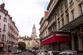 Vista da avenida Alsace-Lorraine