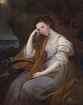 Angelika Kauffmann: Portrait der Louisa Leveson Gower als Spes, Göttin der Hoffnung, 1767, Öl auf Leinwand