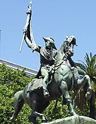 Monumento ecuestre al General Manuel Belgrano, de Louis-Robert Carrier-Belleuse (1872).