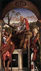 Santi Cristoforo, Girolamo e Ludovico di Tolosa di Giovanni Bellini