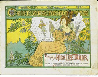 Affiche High-Life Taylor - Cent ans de modes (1899)