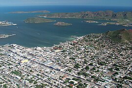 Guaymas aus der Vogelperspektive