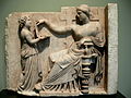 Image 3Gravestone of a woman with her slave child-attendant, c. 100 BC (from Ancient Greece)