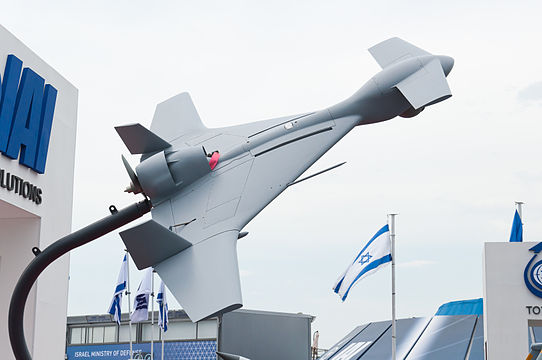 IAI Harop UAV at Paris Air Show 2013