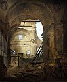 L'église de la Sorbonne en ruine (vers 1800), Hubert Robert (1733-1808).