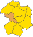 Lage der Stadt Salzkotten im Kreis Paderborn