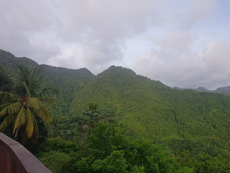 File:Le mont Tabac vu de la route de Soufrière.jpg