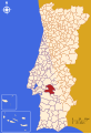 Collocatio finium municipii in Portugallia.