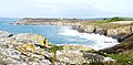 Plomodiern : la pointe de Talagrip vue depuis la pointe située au nord-ouest de l'anse de Ty Mark 3.