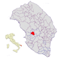 Collocatio finium municipii in Provincia Lupiensi.