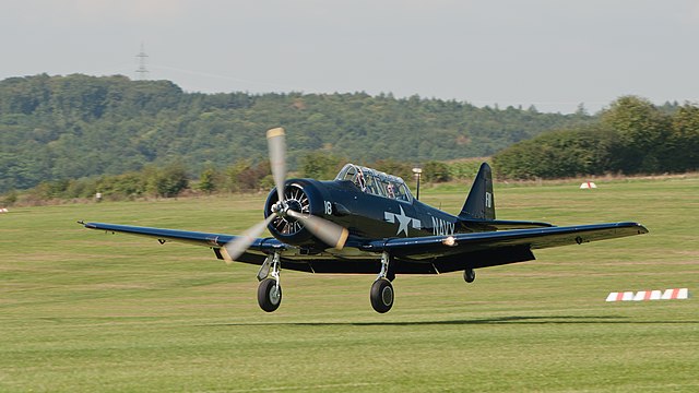 North American AT-6G-NF Texan.