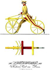 Die Draisine: Aus Drais’ Beschreibung von 1817