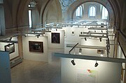 Vista interior del museu al Convent del Roser