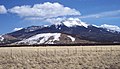 Image 6Humphreys Peak seen on its western side from U.S. Route 180, with Agassiz Peak in the background (from Geography of Arizona)