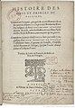 Histoire des roys et princes de Poloigne, par Jan Herburt z Fulsztyna et traduite en français par François Baudouin, c.1573