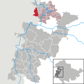 Poziția Ifta pe harta districtului Wartburgkreis