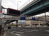 国道495号との分岐 福岡県福岡市東区香住ヶ丘