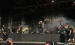 Soilwork live 2013 auf dem W:O:A