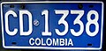 License plate for Diplomatic Corps