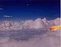 XB-70A Valkyrie after a collision