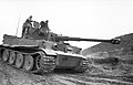 Panzer VI Ausf E « Tiger », équipé du canon de 88 mm ; 1 350 produits à partir d'avril 1942.