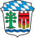 Das Wappen des Landkreises Lindau (Bodensee)