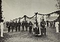 King George Tupou II going to the opening of the Tongan Parliament in 1900