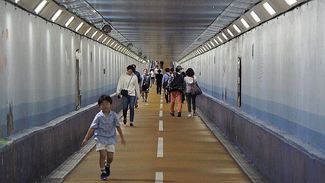 Kanmon Pedestrian Tunnel, Japan