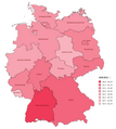 Lebenserwartung in Deutschland für Frauen (2020–2022)