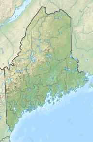 Location of Peabody Pond in Maine, USA.