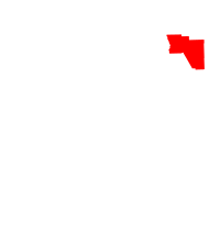 Map of Novi Meksiko highlighting Harding County