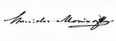 signature de Stanisław Moniuszko