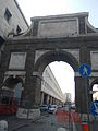 La façade donnant sur la via di Porta S. Lorenzo