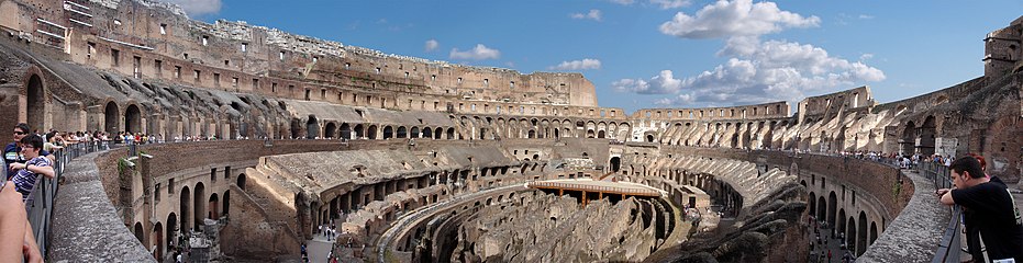 Panoramic view of the inside (Summer 2008)