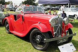 Morris 10/6 Special Sports Cabriolet mit Aufbau von Cunard (1935)