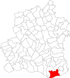 Location in Teleorman County