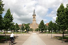 Niesky - Zinzendorfplatz - Kirche Brüdergemeinde ex 01 ies.jpg