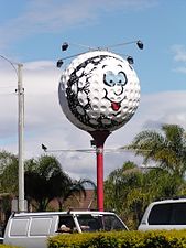 Big golf ball on the Gold Coast, Queensland