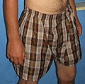 Man in een boxershort