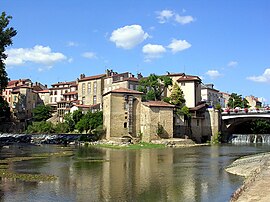 Confluence of the Douze and Midou rivers