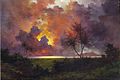 Sunrise Over Diamond Head, 1888, oil on canvas, Honolulu Museum of Art