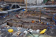 Blick vom Bahnhofsturm, Dezember 2017